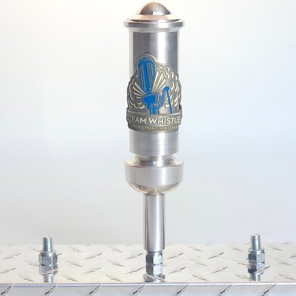 STEAM WHISTLE TAP HANDLE Metal 8" tall Canada's Premium Pilsner - Picture 1 of 6